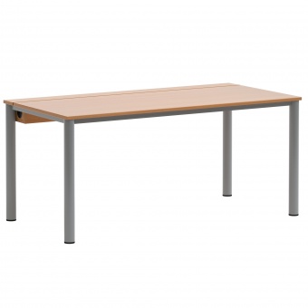 EDV-Tisch, 160x80 cm (B/T), 72 cm hoch, Holzkabelkanal mit Deckel, 